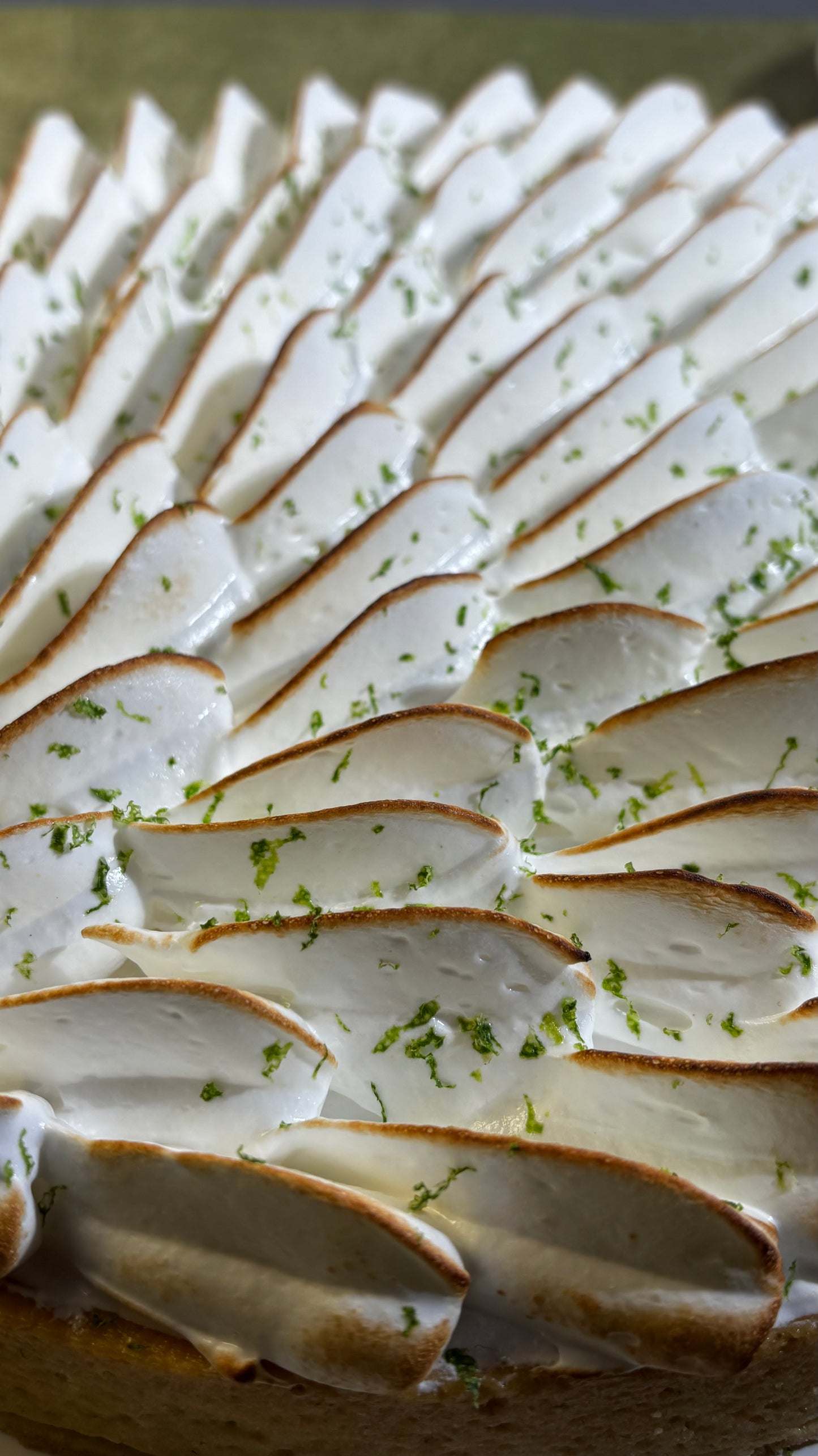 Tarta de limón grande