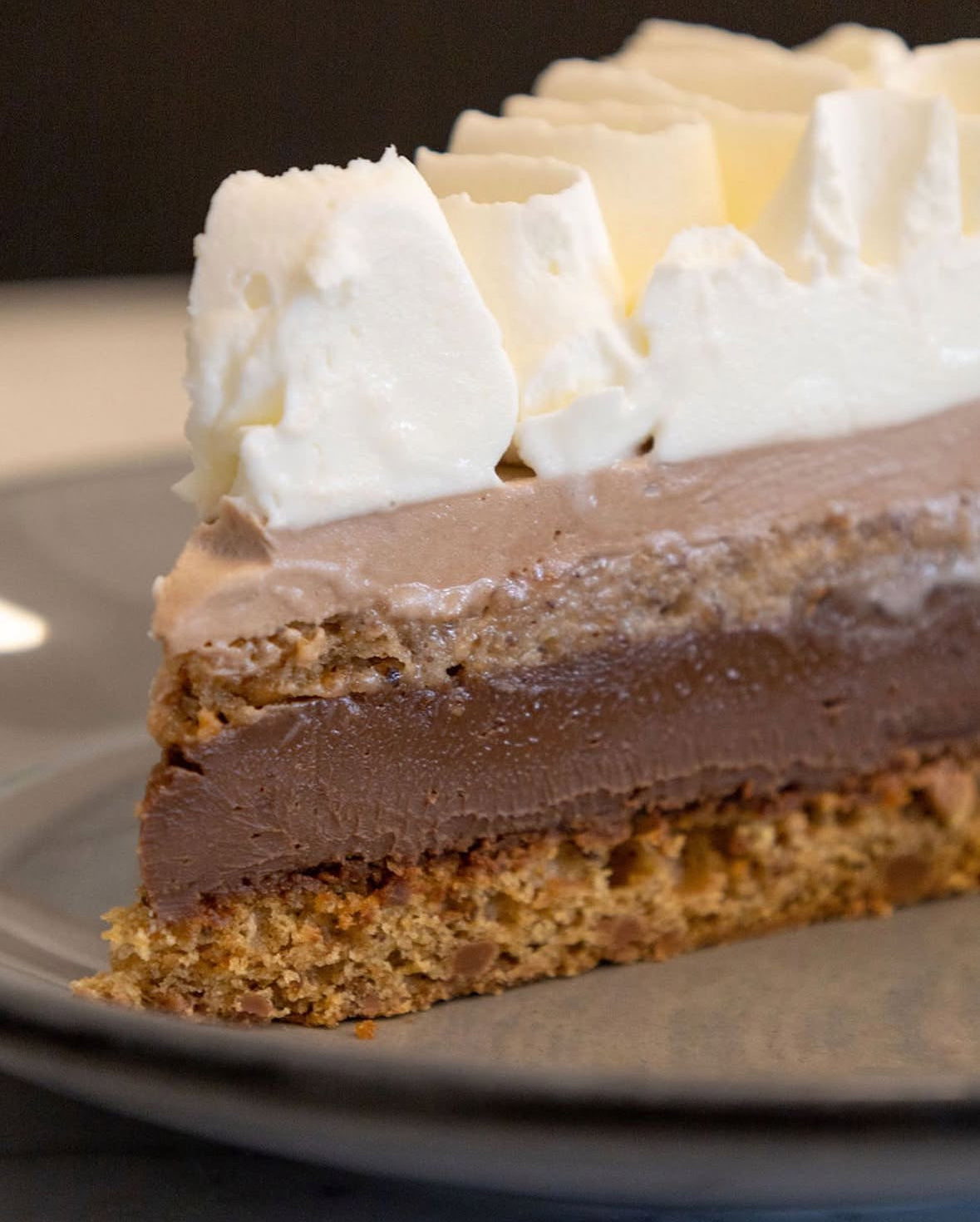 Pastel chocoavellana