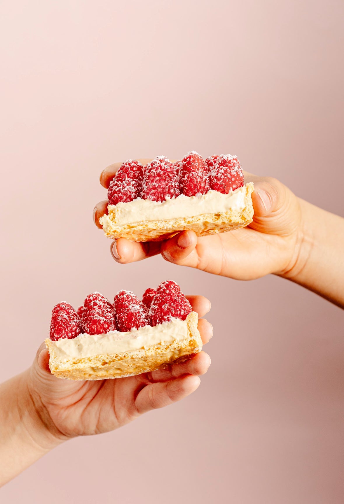 Tarta individual frambuesa