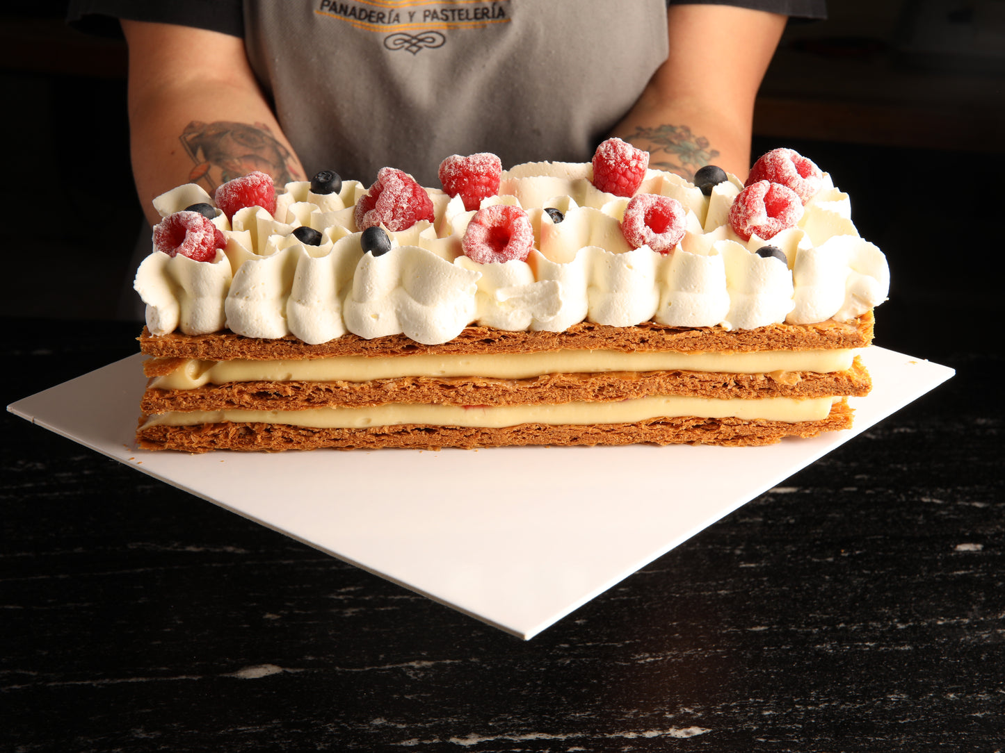 Pastel mil hojas
