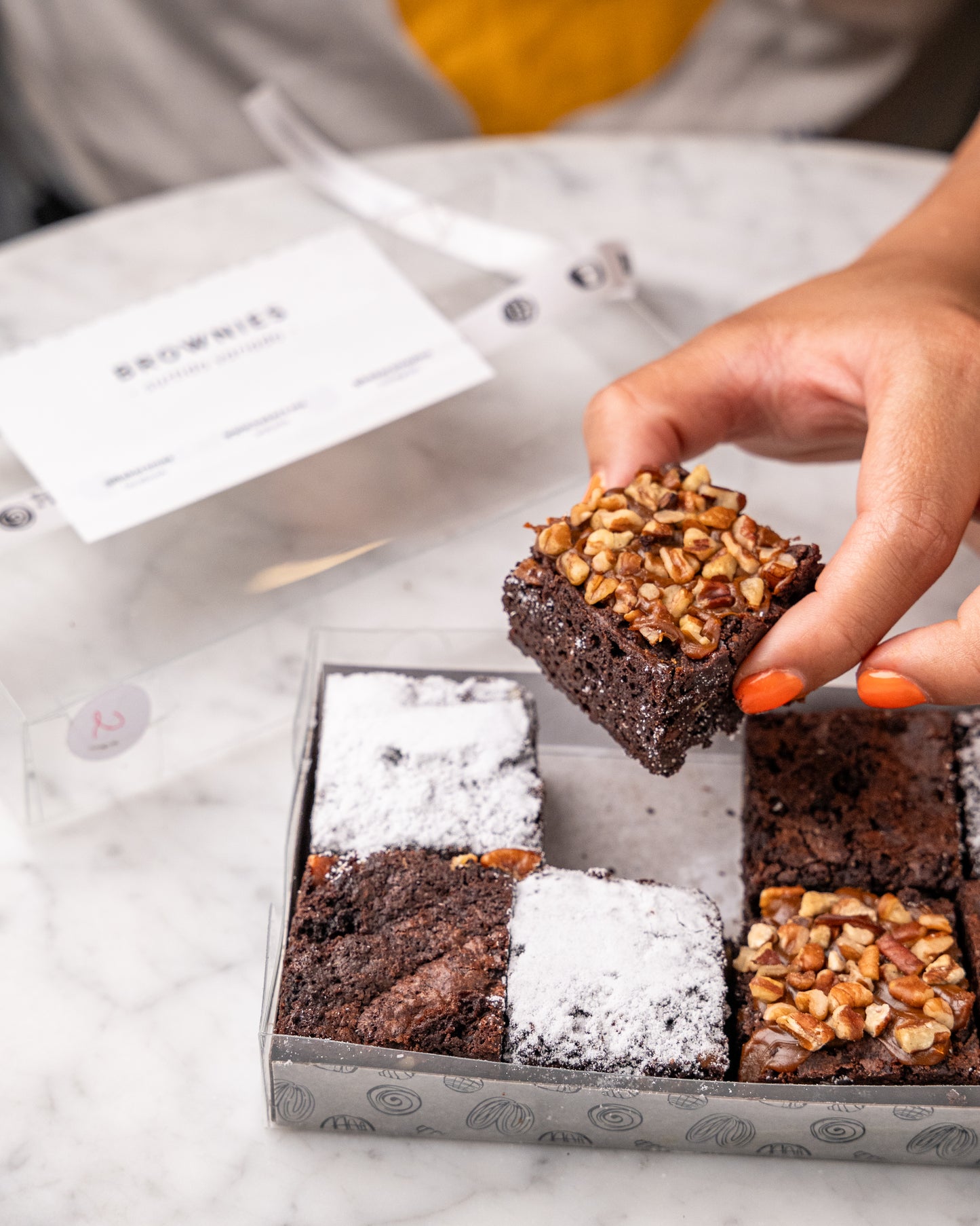Caja de brownies