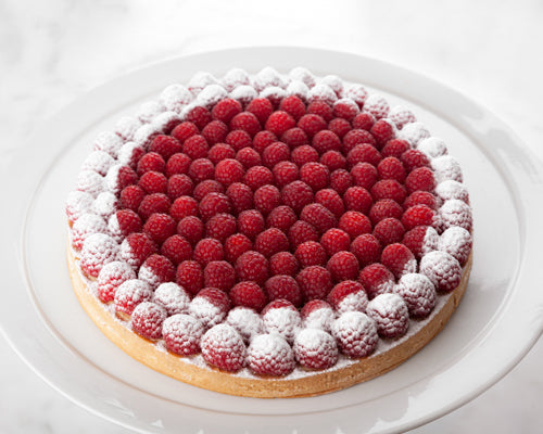 Tarta de frambuesa grande