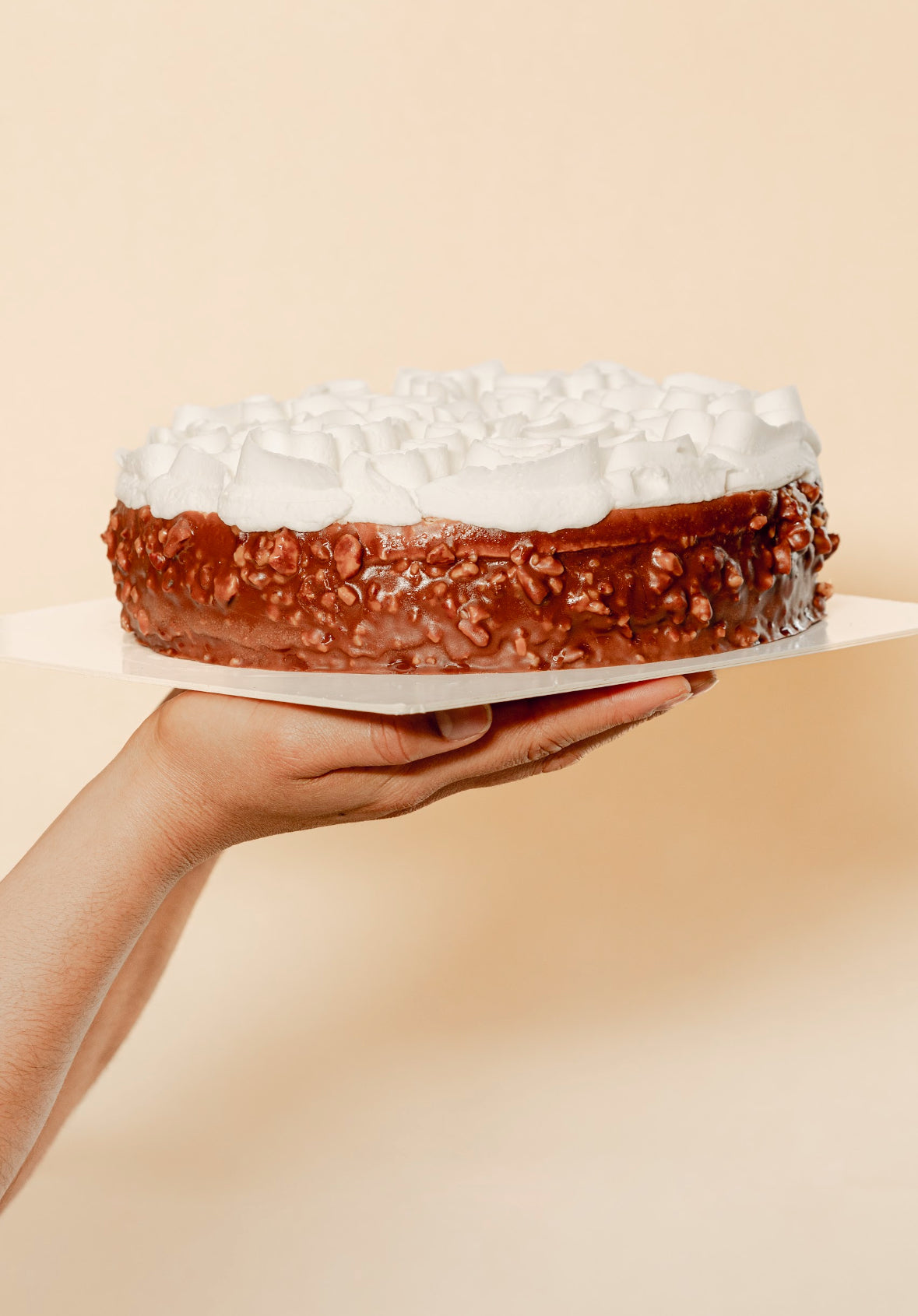 Pastel chocoavellana