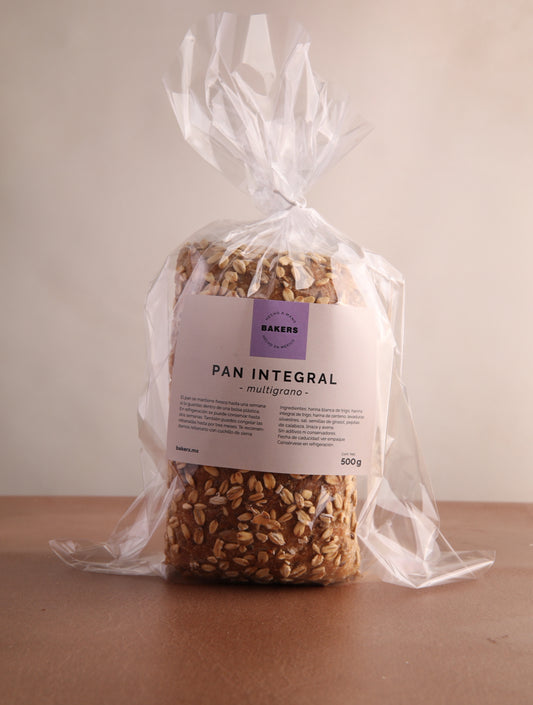 Pan de caja multigrano
