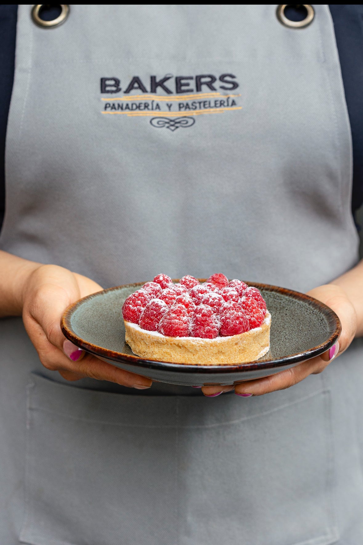Tarta individual frambuesa