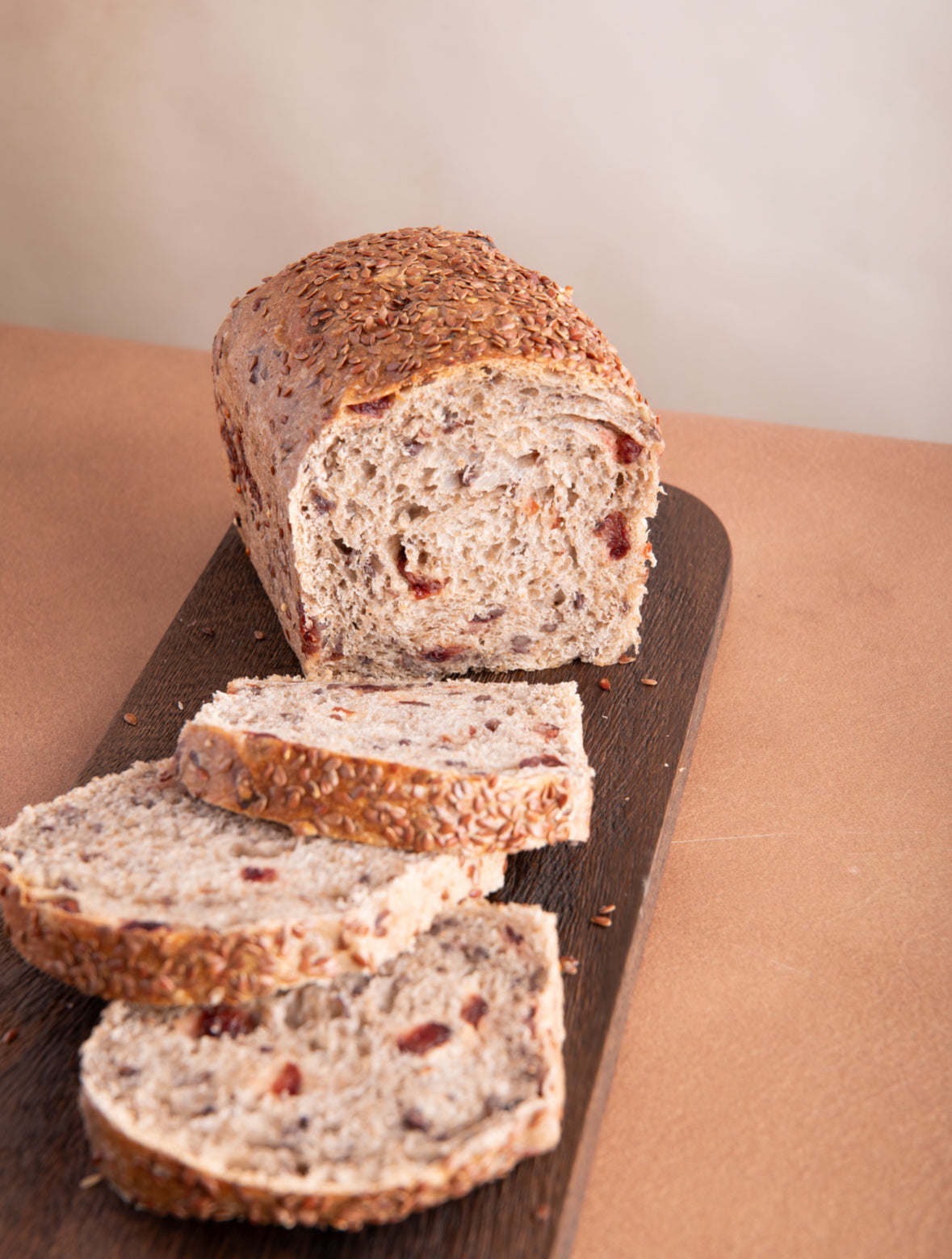 Pan de caja nuez arándano