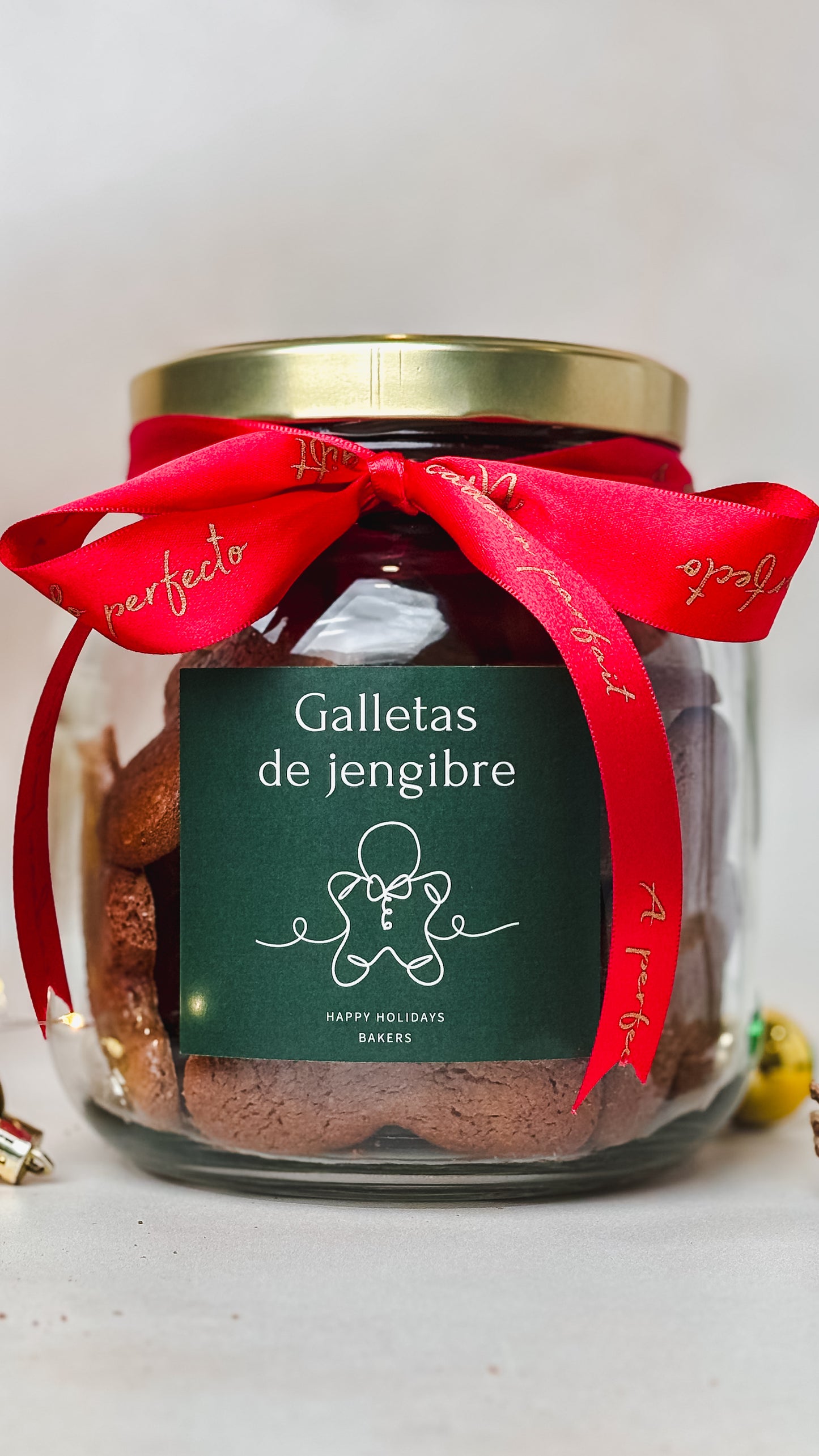 Tarro de galletas de jengibre