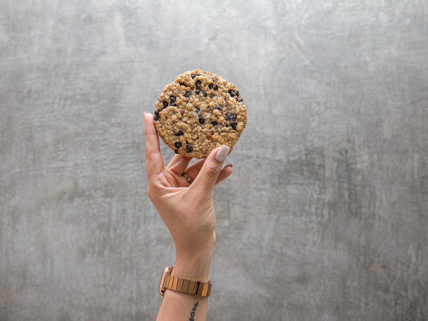 Galleta de avena y nuez