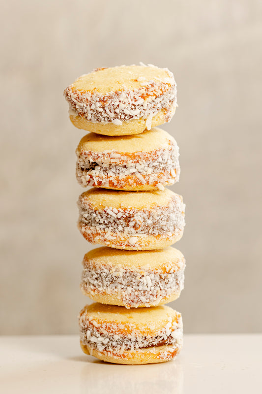 Caja de mini alfajores